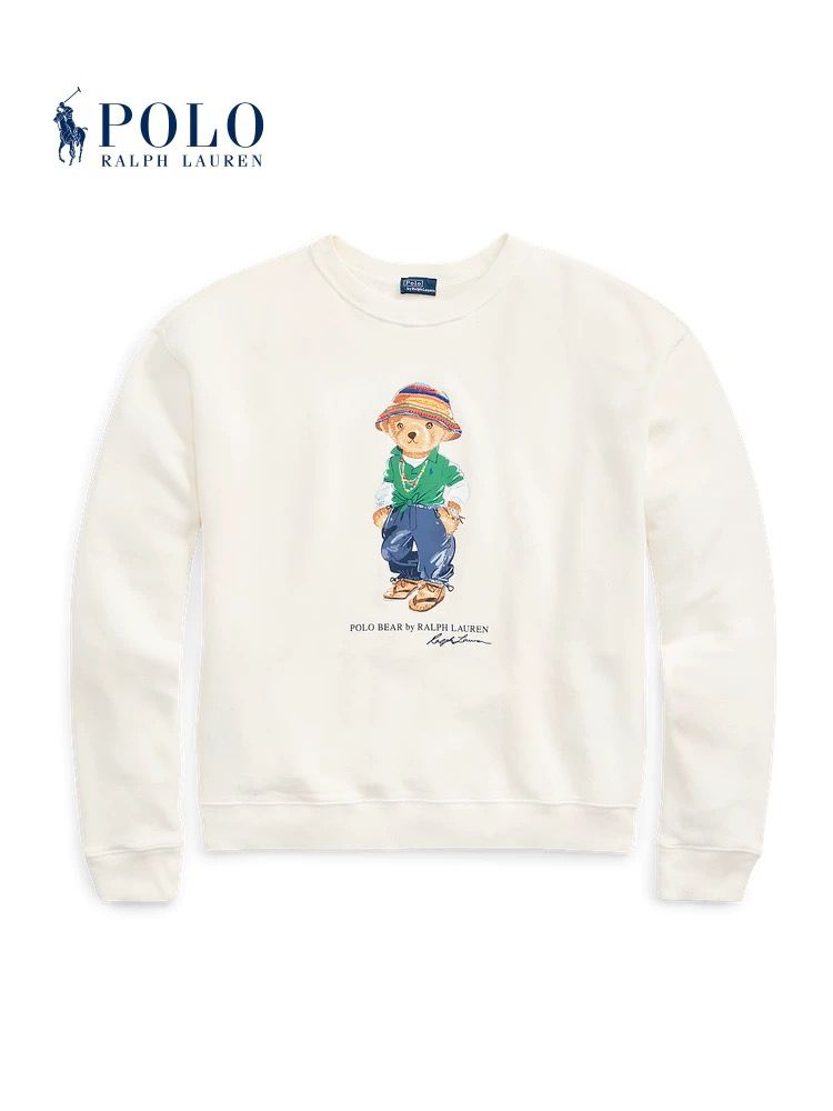 Ralph Lauren* Bear Crewneck Sweatshirt (Velvet)