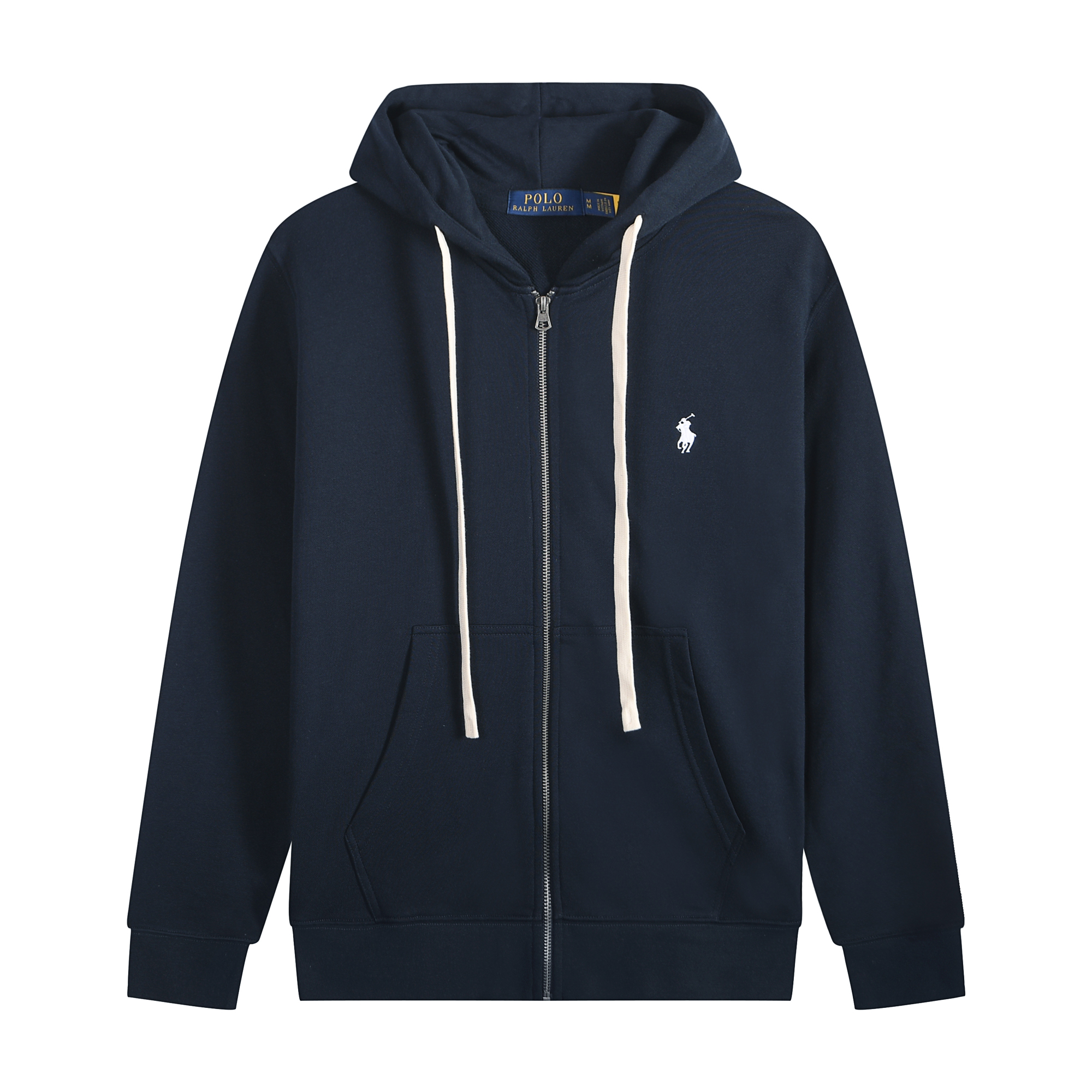 Ralph Laur* cotton zip-up hooded sweatshirt cardigan