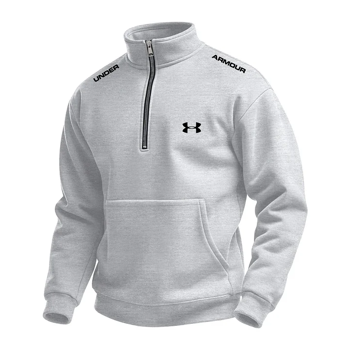Men's Waffle Turtleneck Half Zip Hoodie
