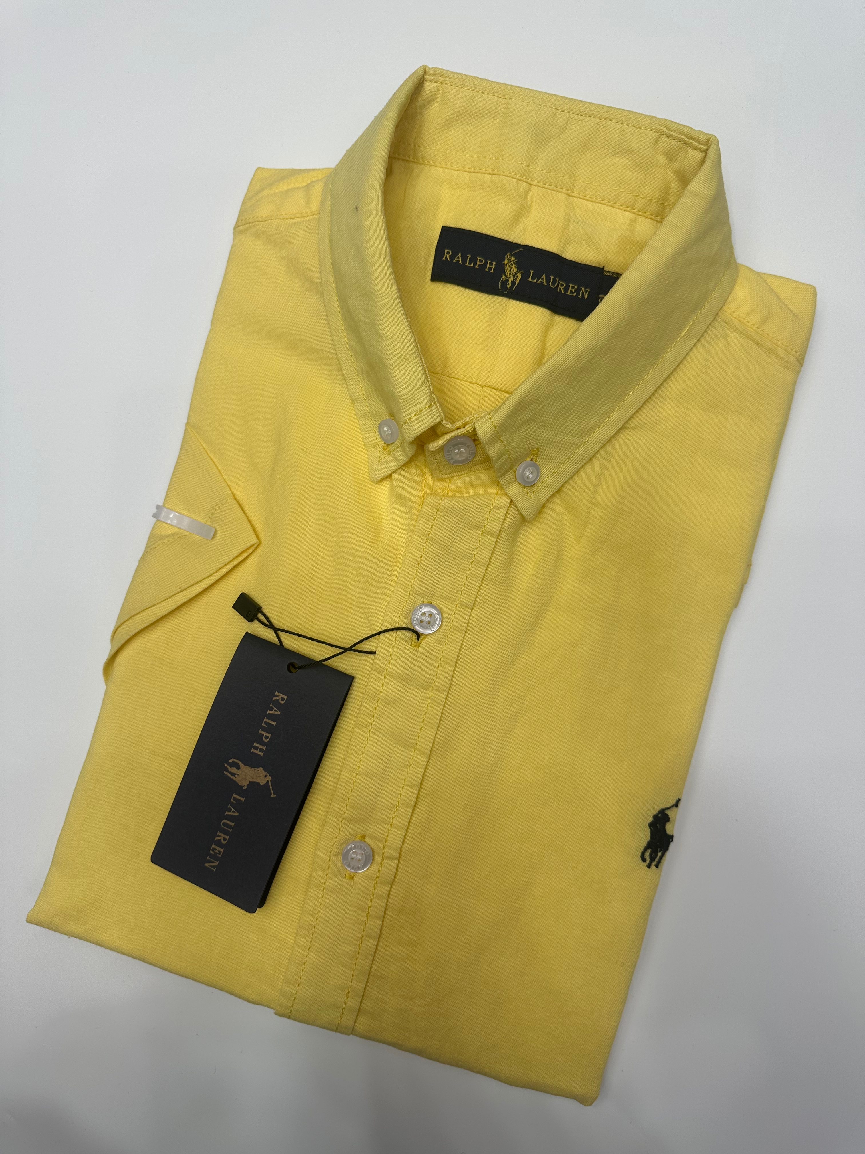 polo cotton Oxford short sleeve shirt