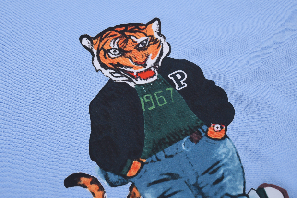 Ralph Laur* Bear Print T-Shirt