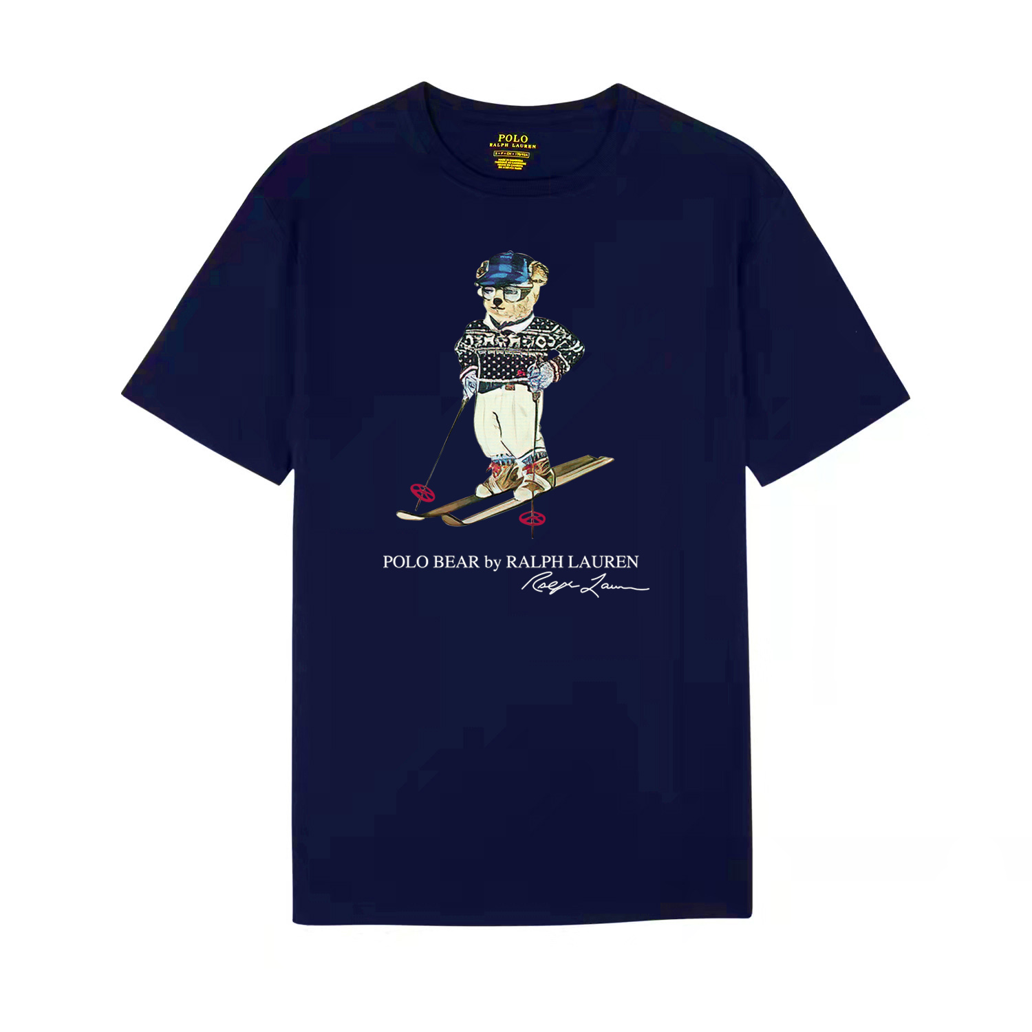 Ralph Laur* Bear Print T-Shirt
