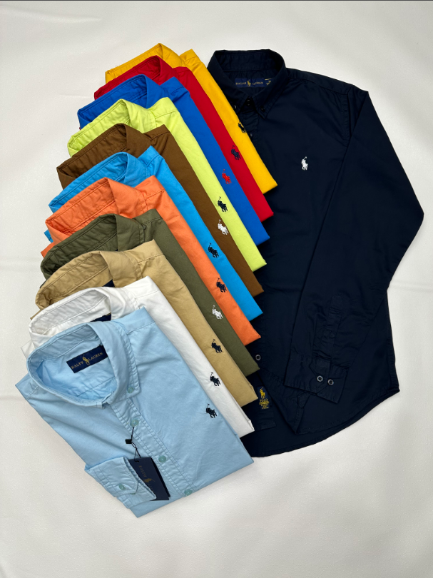 Ralph Laur* Double Oxford Solid Shirt (12 colors)