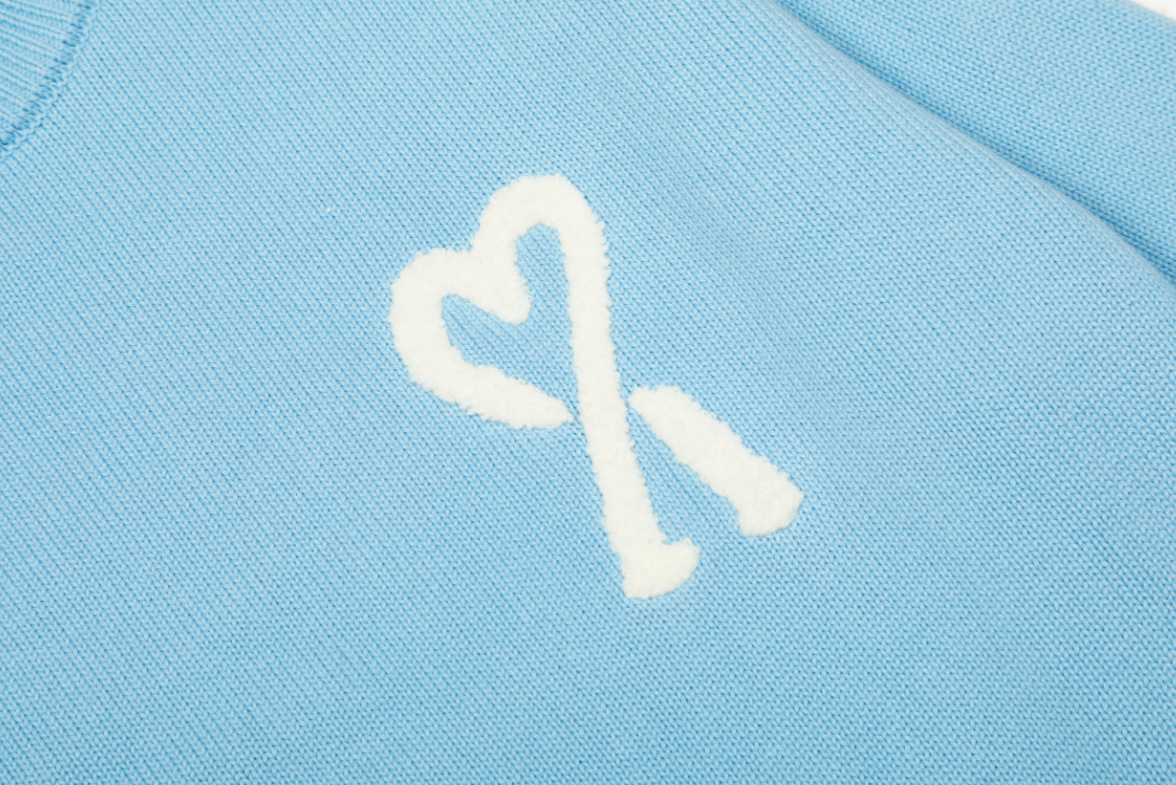 AMI Cotton Knit Sweater