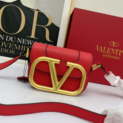 Valent*Large Metal Logo Bag