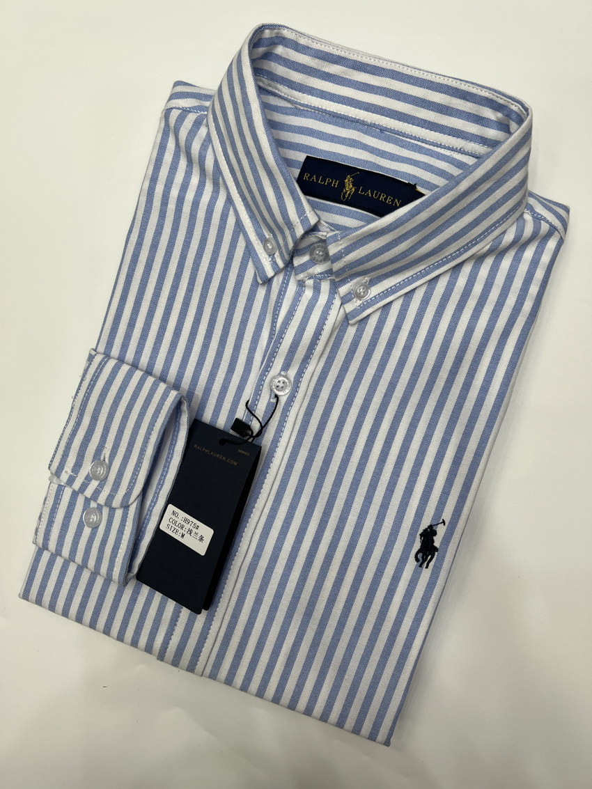 POLO Cotton Oxford Long Sleeve Shirt