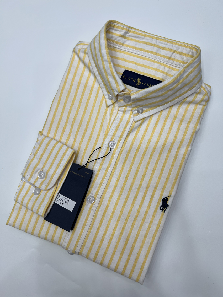 POLO Cotton Oxford Long Sleeve Shirt