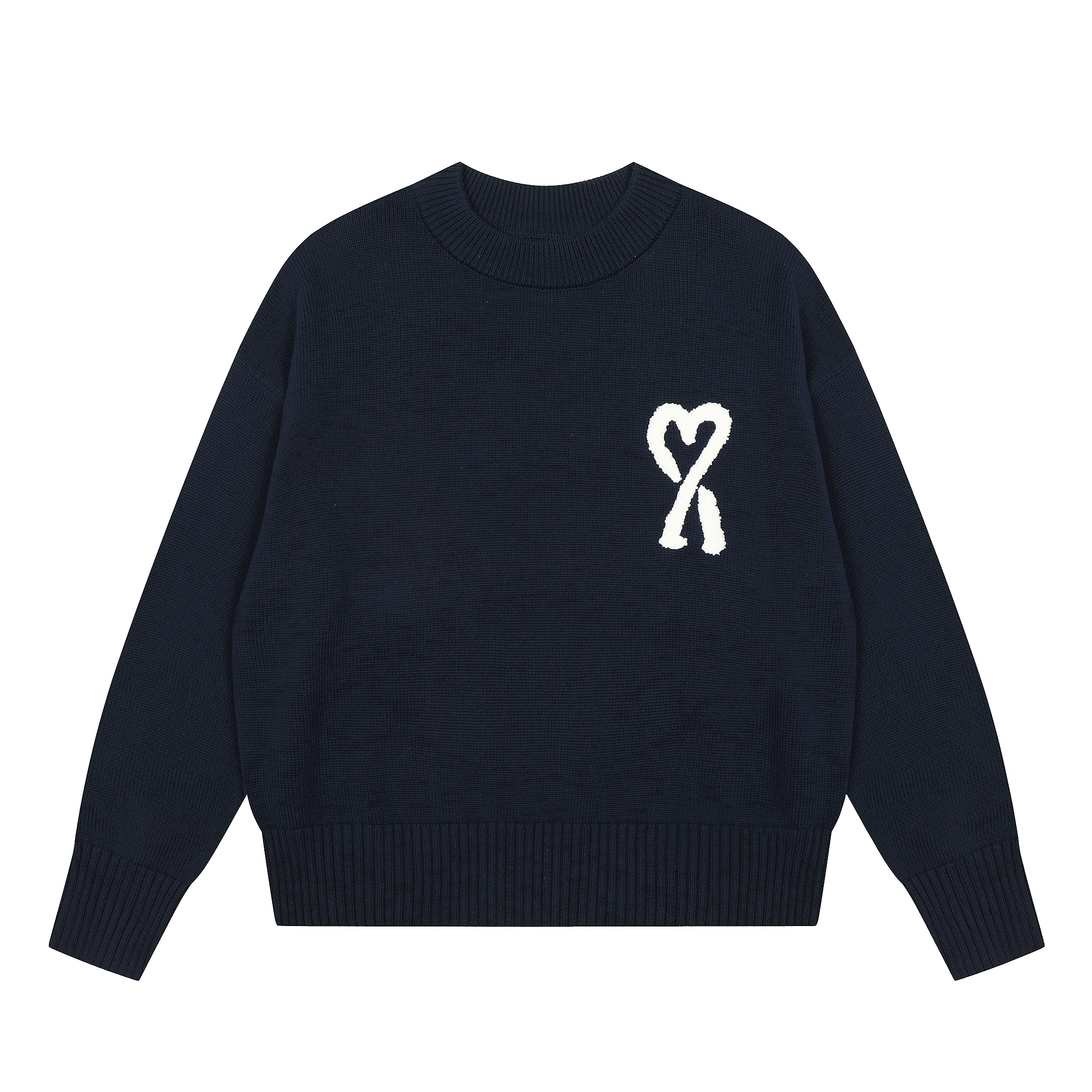 AMI Cotton Knit Sweater