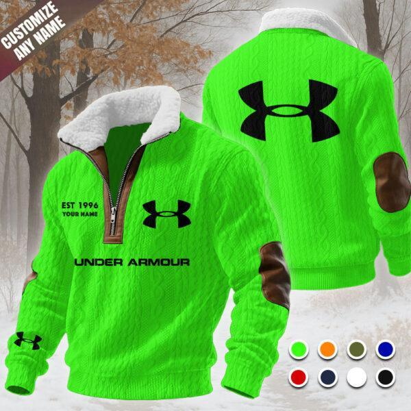 Fleece Collar Sweatshirt