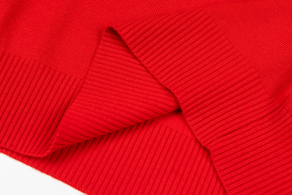 AMI SS26 Pure Cotton Embroidered Knitwear