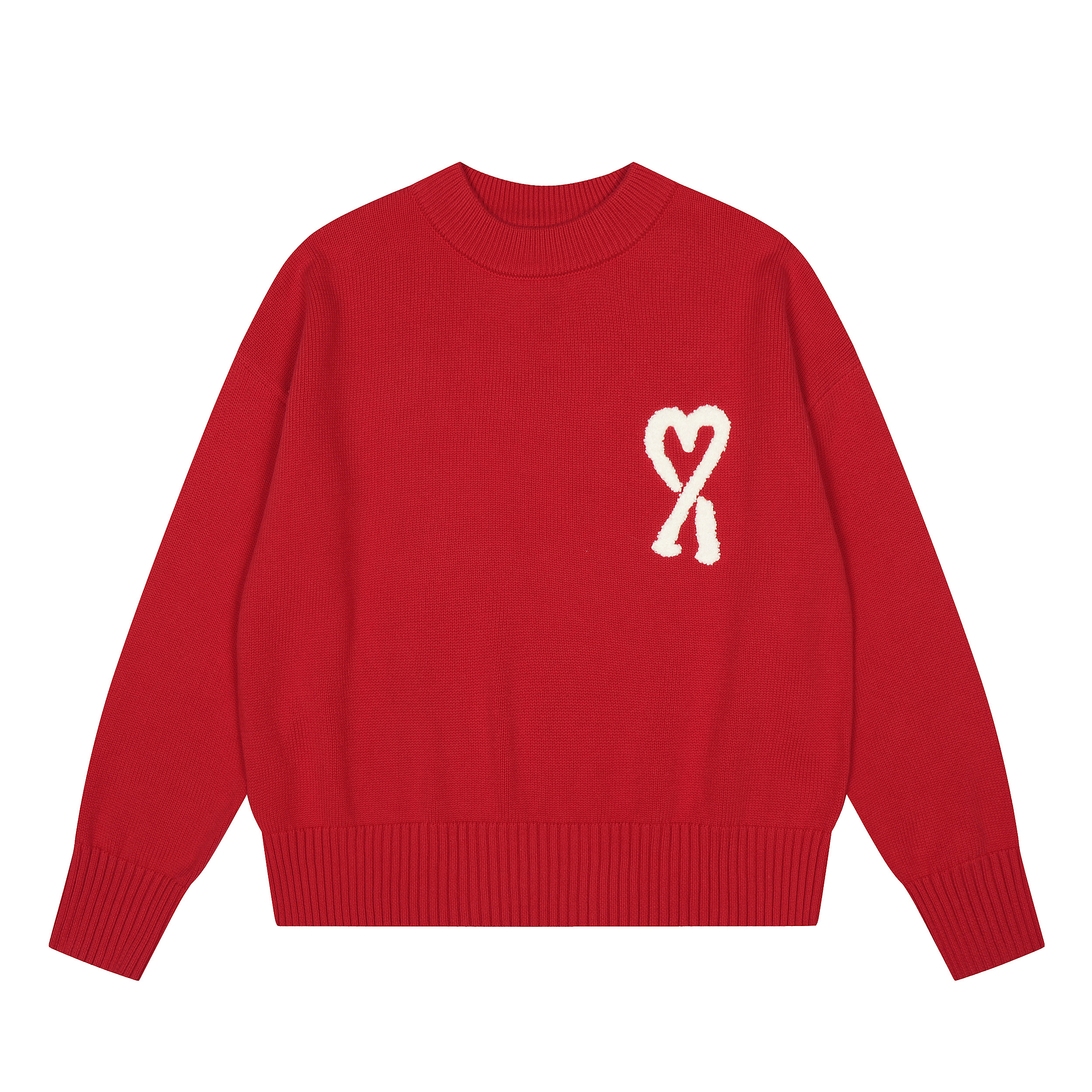 AMI Cotton Knit Sweater