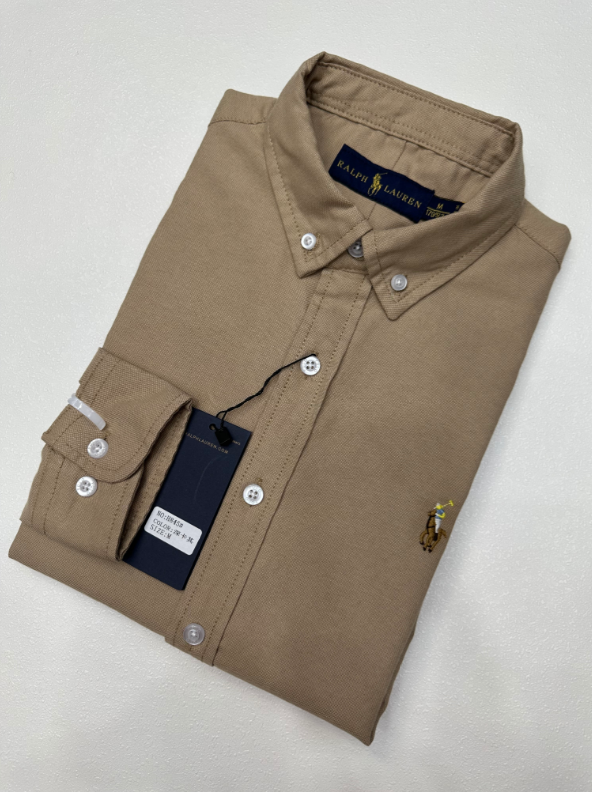 POLO Double-Layer Oxford Long-Sleeve Shirt