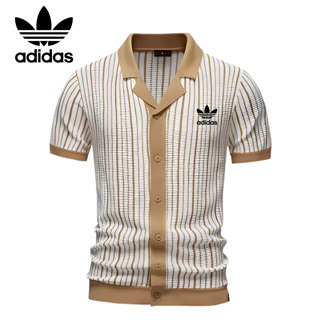 Men's Striped Polo Shirt