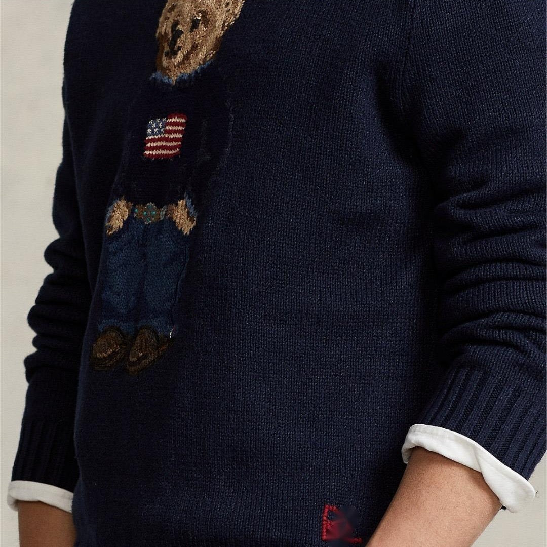 Ralph Laur* Men's Bear Sweater