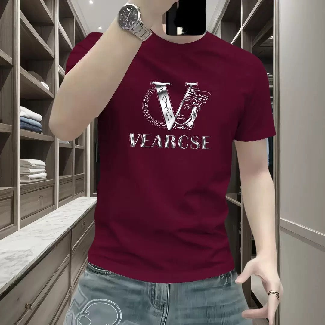 Men's Pure Cotton Crew-Neck T-Shirt