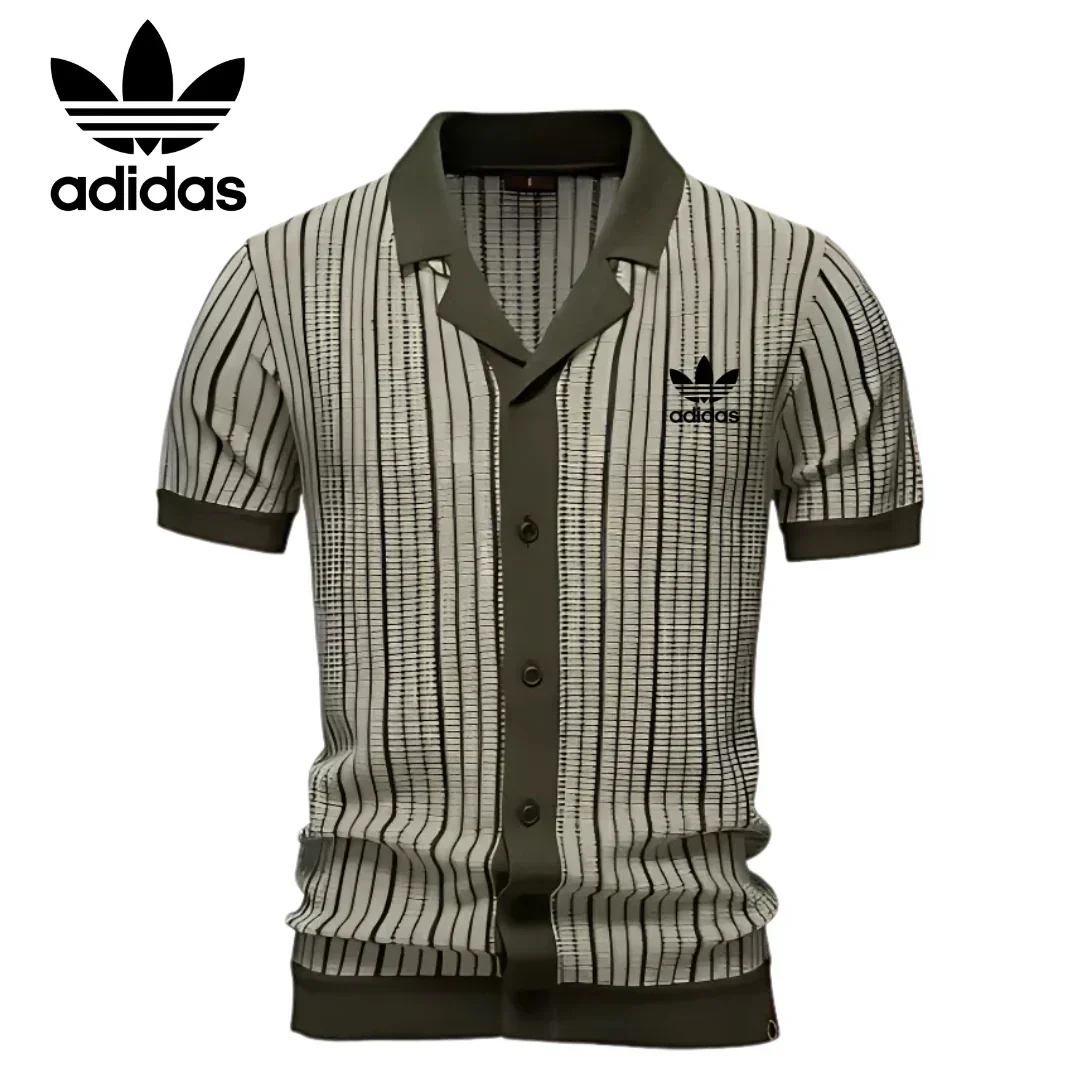 Men's Striped Polo Shirt