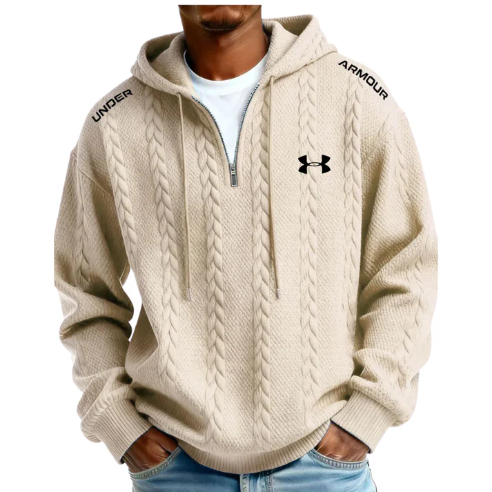 Modern Knit Comfort Hoodie