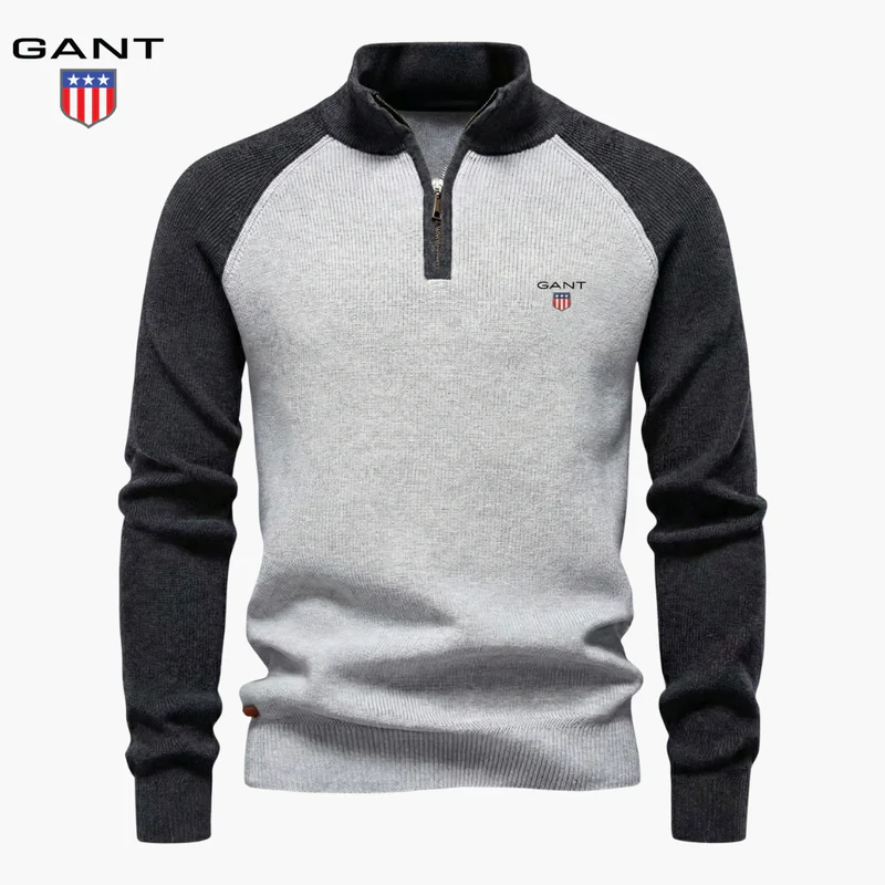 Men's sweater with zipper