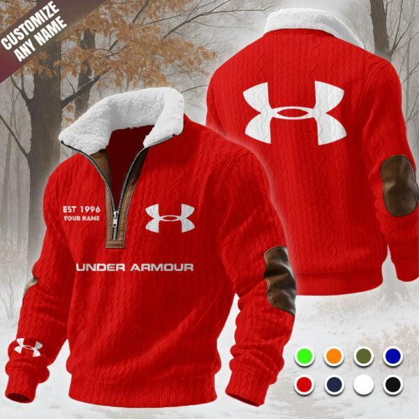 Fleece Collar Sweatshirt
