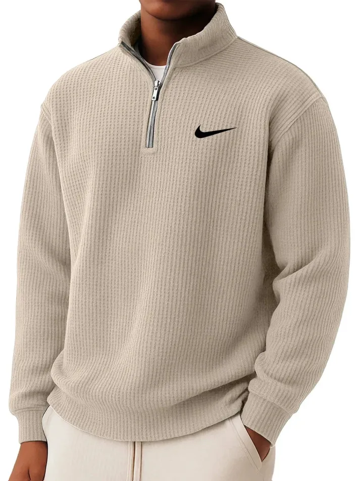NK Collar Half Zip Sweatshirt