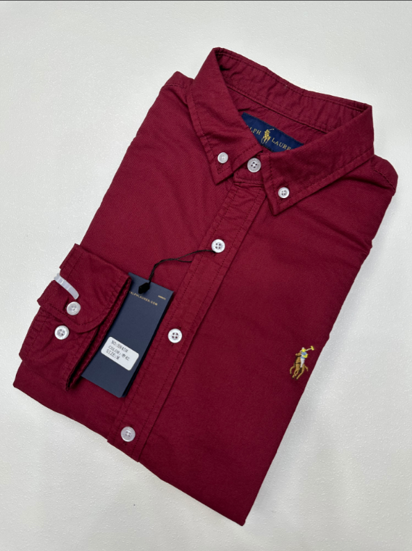 POLO Double-Layer Oxford Long-Sleeve Shirt