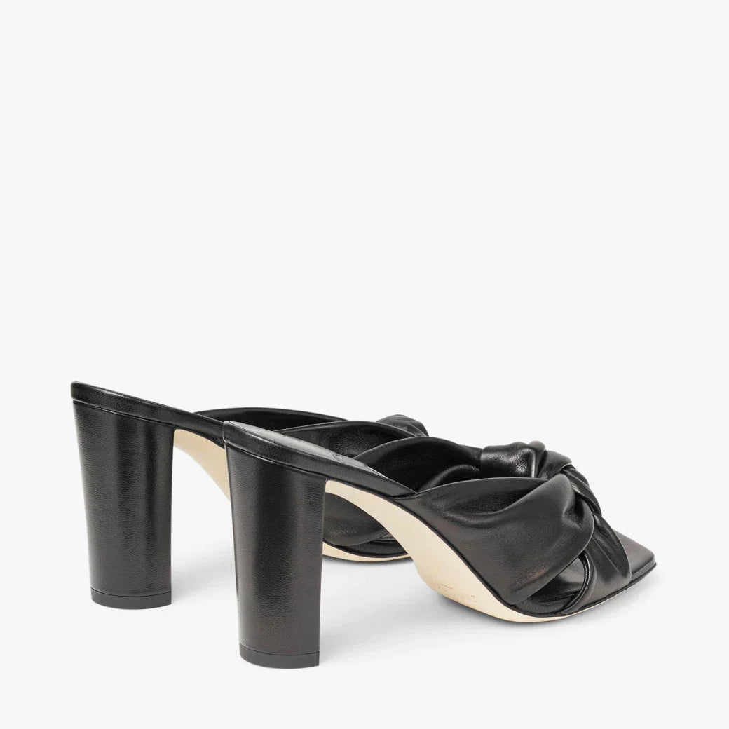 JC** 1: 1 VIP  Biscuit Nappa Leather Mules