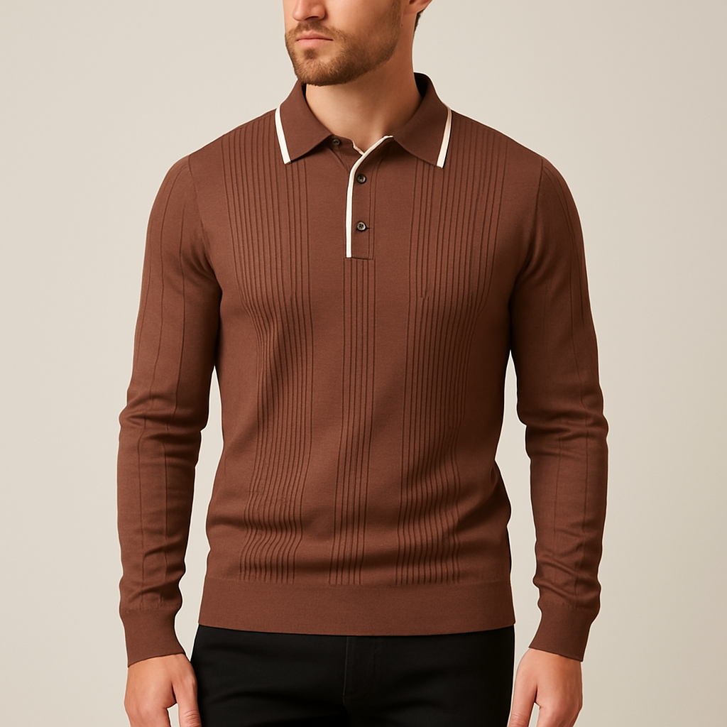 Langford Knit Polo Shirt