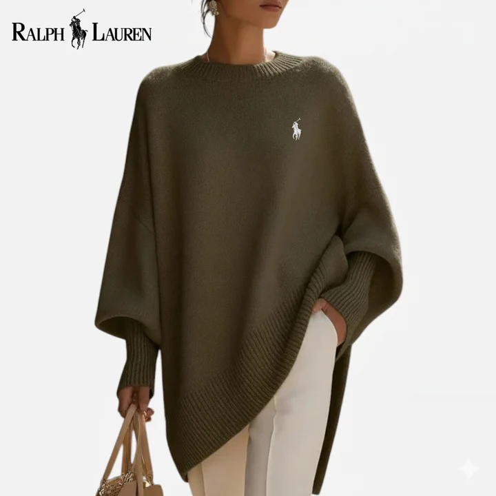 Relaxed Knit Poncho