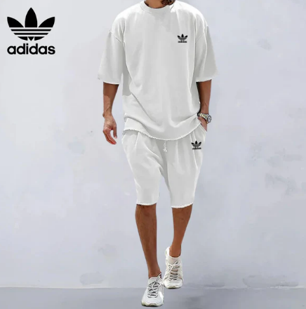 Men's Loose-Fit Crewneck Casual Sportswear Set