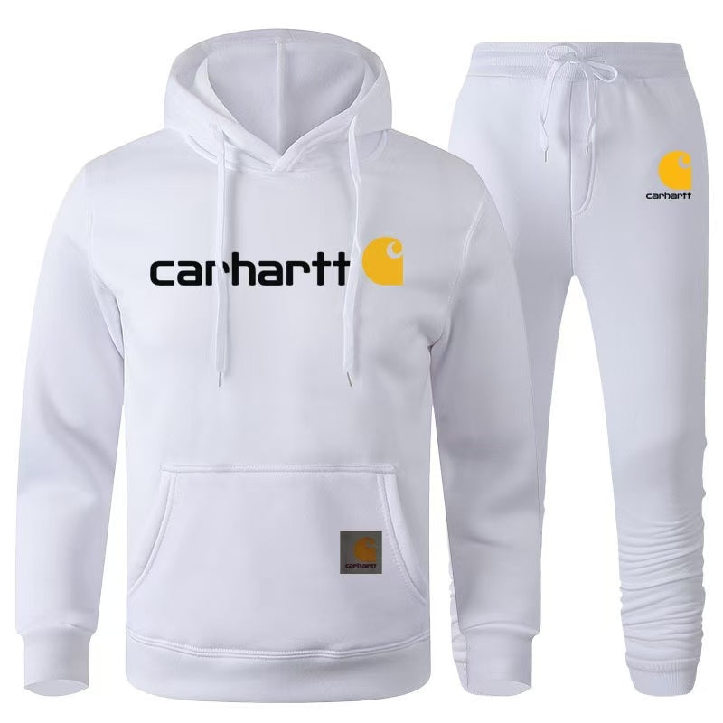 Fleece-lined sweatshirt set