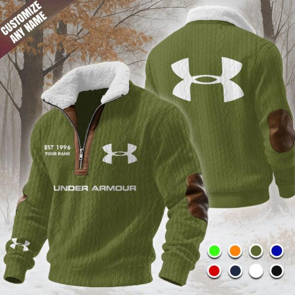 Fleece Collar Sweatshirt