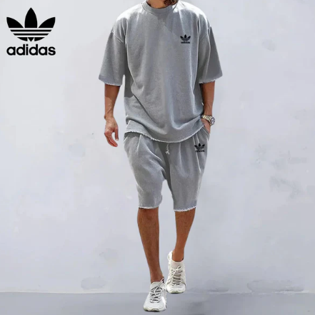Men's Loose-Fit Crewneck Casual Sportswear Set