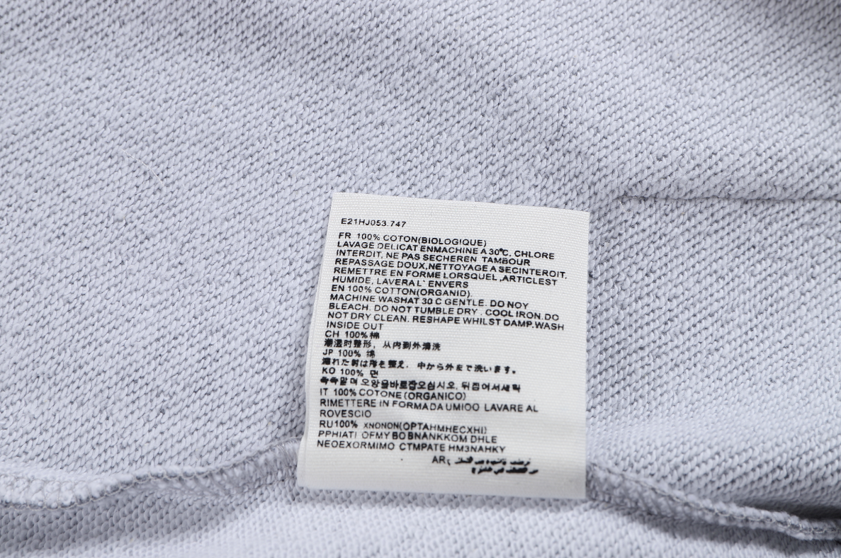 AMI SS26 Pure Cotton Zip-Up Cardigan / Crewneck Sweatshirt with Embroidered Mini Heart