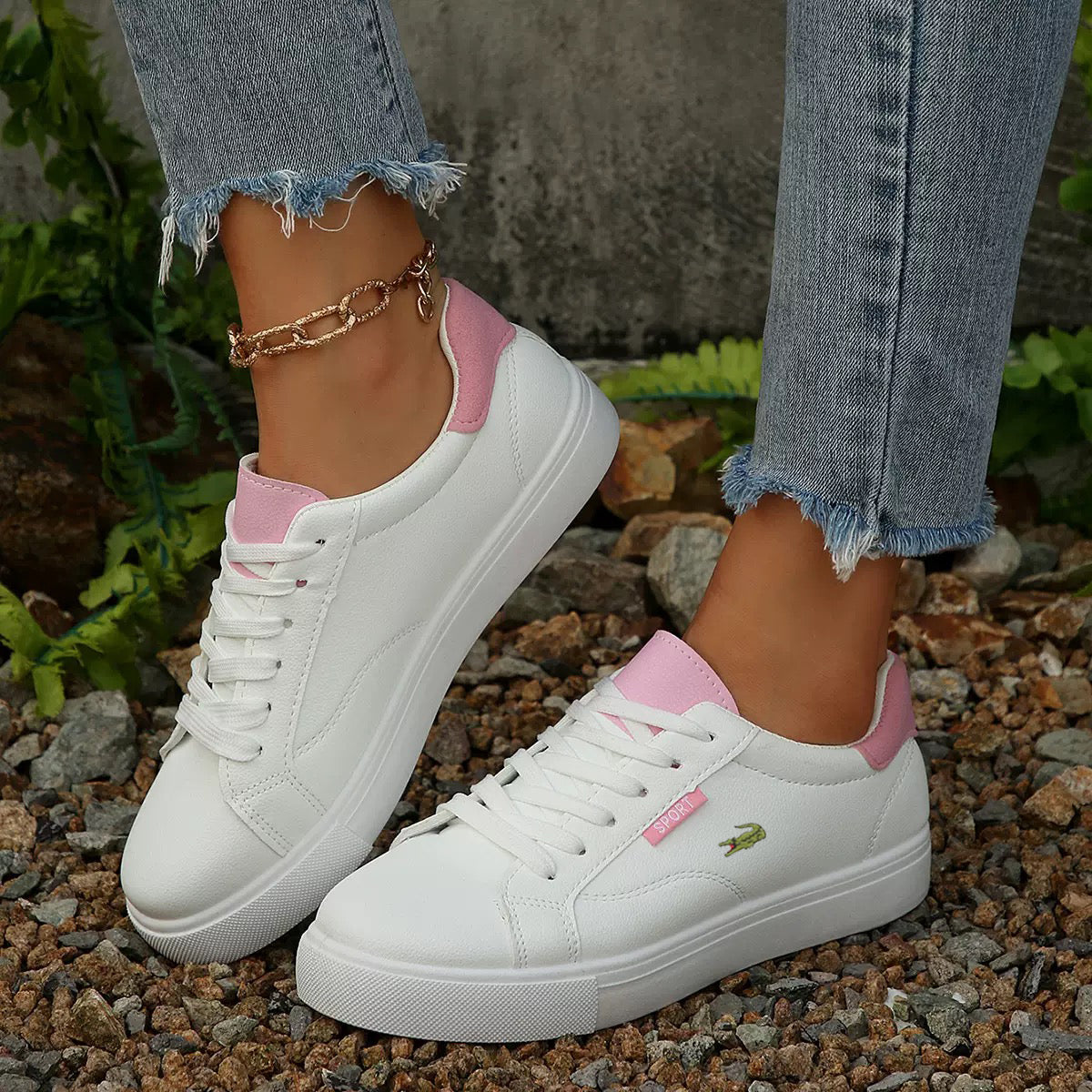 LC Youth Synthetic Sports Shoes