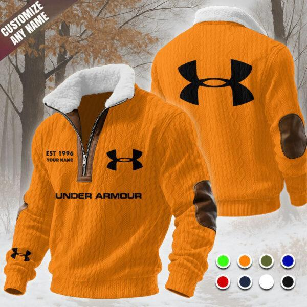 Fleece Collar Sweatshirt