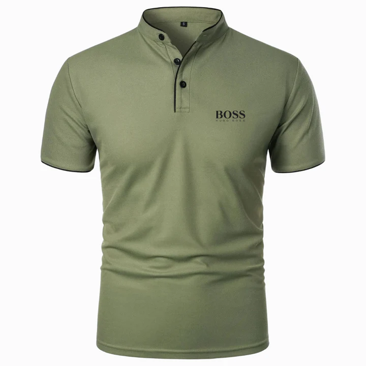 Men's Mandarin Premium Polo Shirt