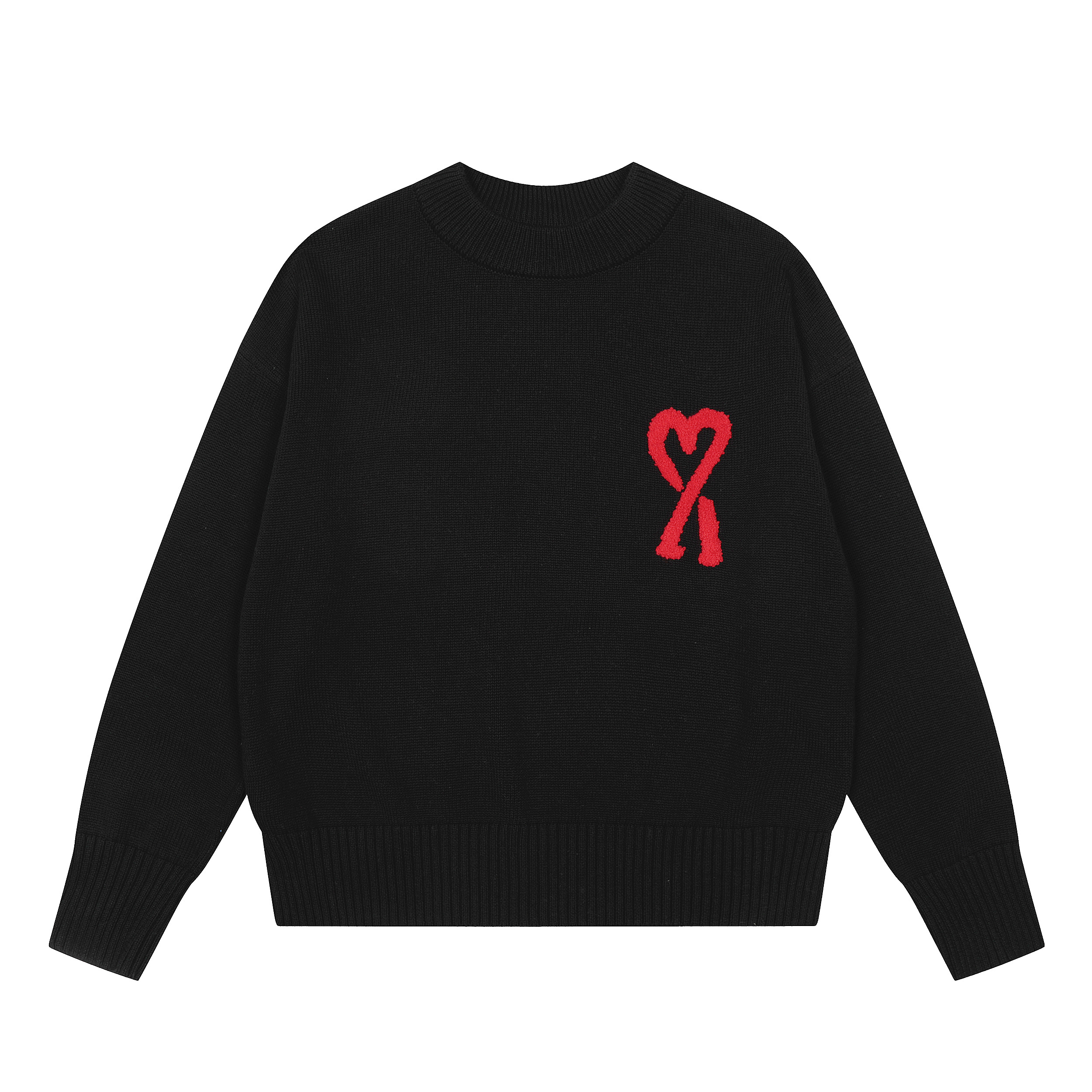 AMI Cotton Knit Sweater