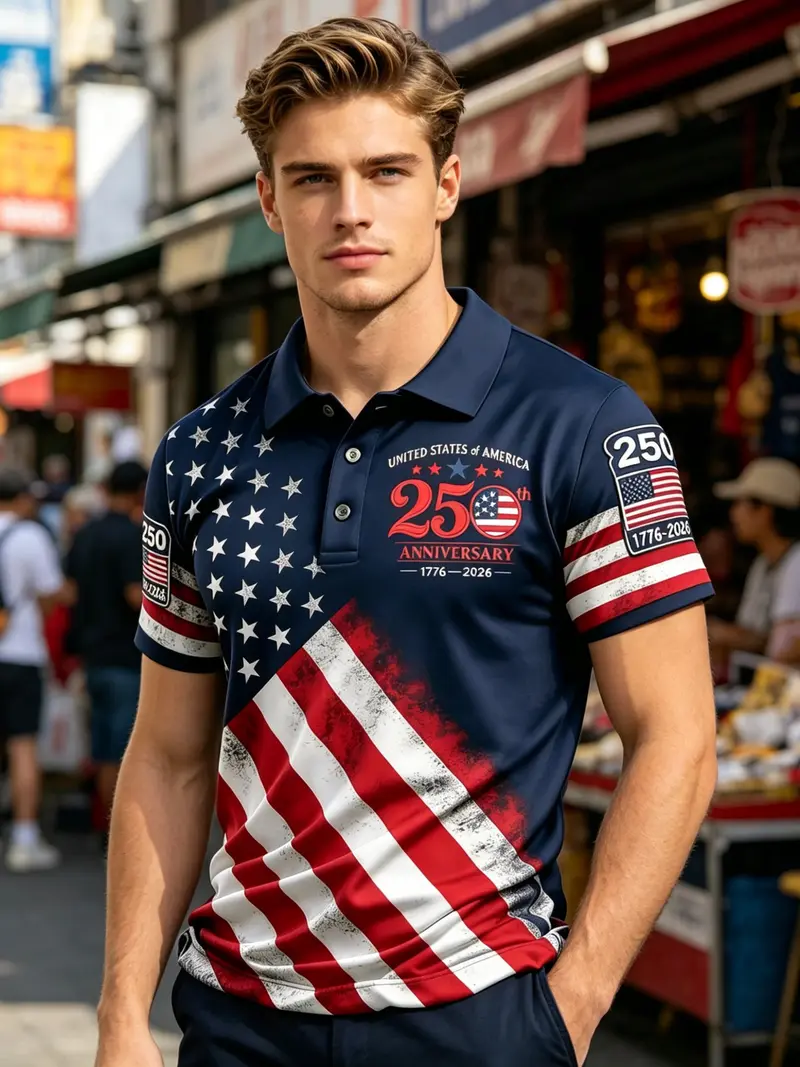 Men's casual sports short-sleeved shirt