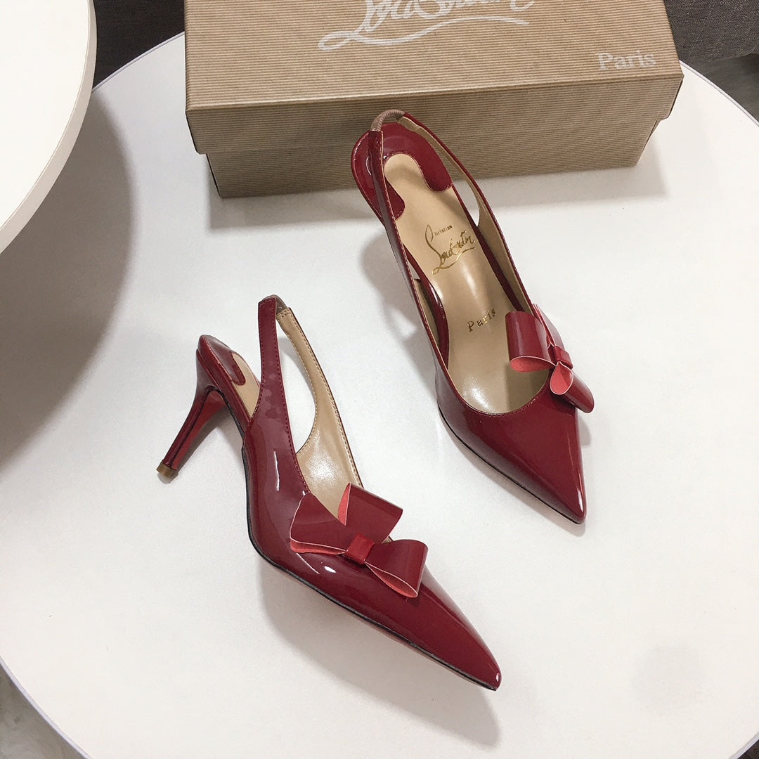 CL classic high-heeled shoes with red soles