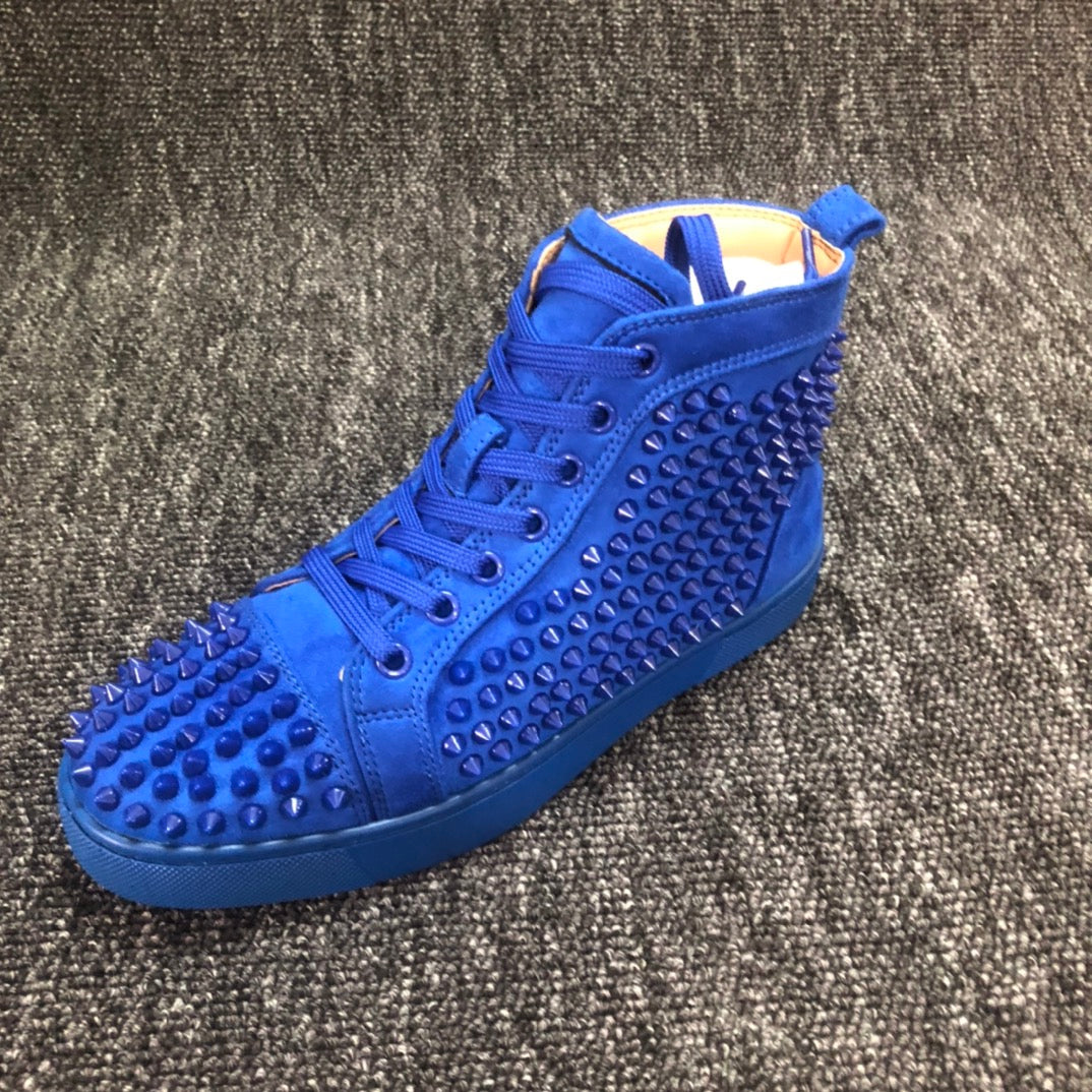 Loubouti* new high-top rivet shoes